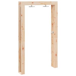 vidaXL Vanjski tu&scaron; 226 cm Masivna borovina i nehrđajući čelik Prirodna