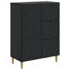 vidaXL Kreveta Crna 66 x 34,5 x 90 cm Konstruirano drvo