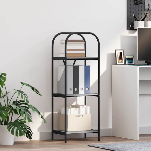 vidaXL Polica Siva Sonoma 40 x 30 x 109 cm Konstruirano drvo