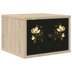 vidaXL Wall-mounted noćni ormarić BREMEN Hrast sonoma 36 x 33 x 25 cm