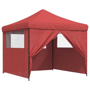 vidaXL &Scaron;ator za zabave 292 x 292 x 315 cm Tamno crvena Oxford tkanina
