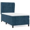vidaXL Box spring krevet s madracem tamnoplavi 90x200 cm bar&scaron;unasti