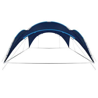 vidaXL Lučni šator za zabave 450 x 450 x 265 cm tamnoplavi