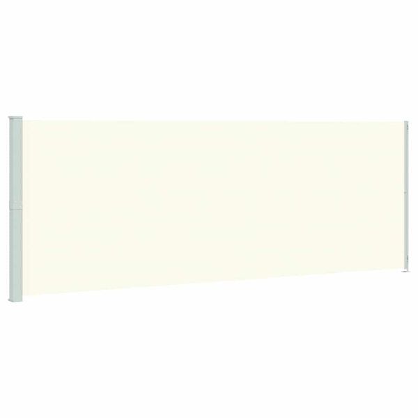vidaXL Uvlačiva bočna tenda za terasu 220 x 600 cm krem