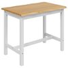 VidaXL Visoki Bar Sto EKAI Bijela 112 x 70 x 91 cm Masivna borovina