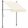 vidaXL Tenda na uvlačenje krem 200 x 115 cm od tkanine i čelika