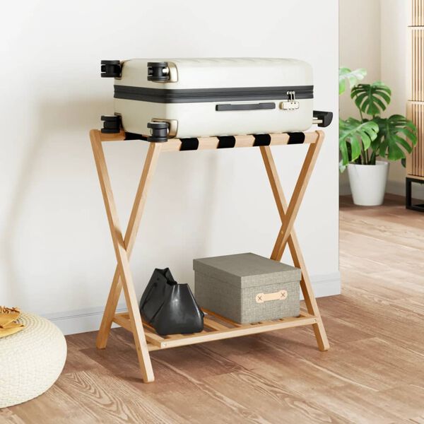 vidaXL Stalak za prtljagu 68 x 38 x 58 cm od bambusa