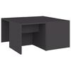 vidaXL Stolići za kavu 4 kom sivi 33 x 33 x 33 cm konstruirano drvo