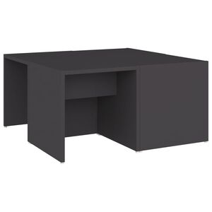 vidaXL Stolići za kavu 4 kom sivi 33 x 33 x 33 cm konstruirano drvo