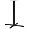 vidaXL Noga za bistro stol crna 76 x 76 x 107 cm od lijevanog željeza