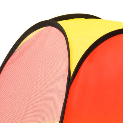 vidaXL Dječji šator za igru s 250 loptica višebojni 255 x 80 x 100 cm