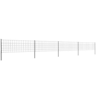 Vrtna mrežasta galvanizirana ograda 50 m 80/6/15 sa postovima