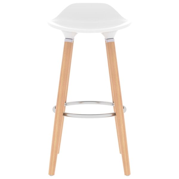 vidaXL Barski stolci 2 kom bijeli