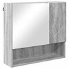 vidaXL Ogledalo ormar Siva Sonoma 59 x 17 x 55 cm Konstruirano drvo