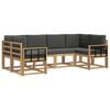 vidaXL Set vanjskih sofa 6 kom. Bijela i antracit