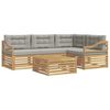 vidaXL Set vanjskih sofa 5 kom.