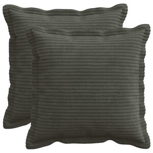vidaXL Presvlaka za jastuk 2 kom. HOUTEN Antracit 30 x 30 cm Kord