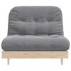 vidaXL Futon na razvlačenje s madracem 100x206x11 cm masivna borovina
