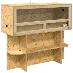 vidaXL Terarij Smeđa 100 x 40 x 90 cm OSB