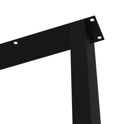 vidaXL Noge za blagovaonski stol 2 kom u obliku slova O 80 x 72 cm