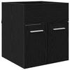 vidaXL Ormarić za umivaonik Crni hrast 41 x 38,5 x 46 cm
