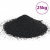 vidaXL Pijesak za akvarij 25 kg crni 0,2 - 2 mm