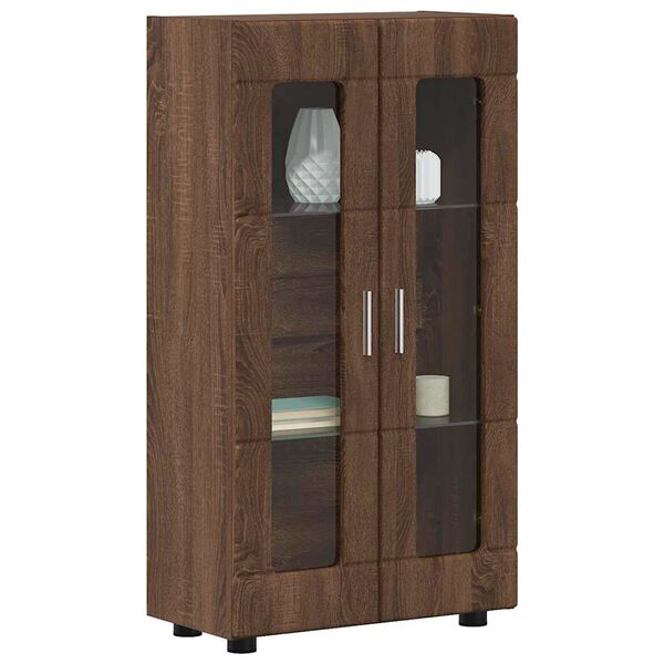 vidaXL Kreveta FLORIN Smeđi hrast 55,5 x 29 x 103 cm Konstruirano drvo