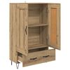 vidaXL Highboard Umjetnički hrast 69,5 x 31 x 115 cm Konstruirano drvo
