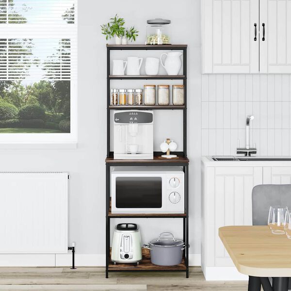 vidaXL Kuhinjska polica Dimljeni hrast 60 x 40 x 168 cm