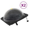 vidaXL Solarni grijači za bazen 2 kom 75 x 75 x 36 cm HDPE aluminijski