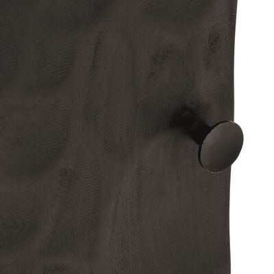 vidaXL Noćni ormarić crni 40x30x50 cm od masivnog drva manga i željeza