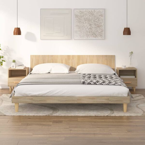 vidaXL Noćni ormarići 2 kom boja hrasta sonome 40 x 35 x 47 cm