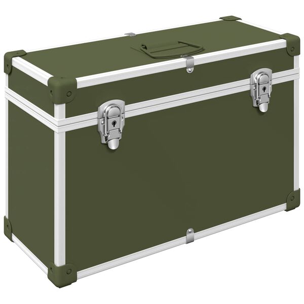 vidaXL Ručke za ormariće 12 pcs Maslinasto zelena 85 x 45 mm Metal