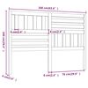 vidaXL Uzglavlje za krevet 166 x 4 x 100 cm od masivne borovine