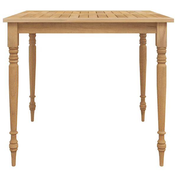 vidaXL 5-dijelni vrtni blagovaonski set od masivne tikovine