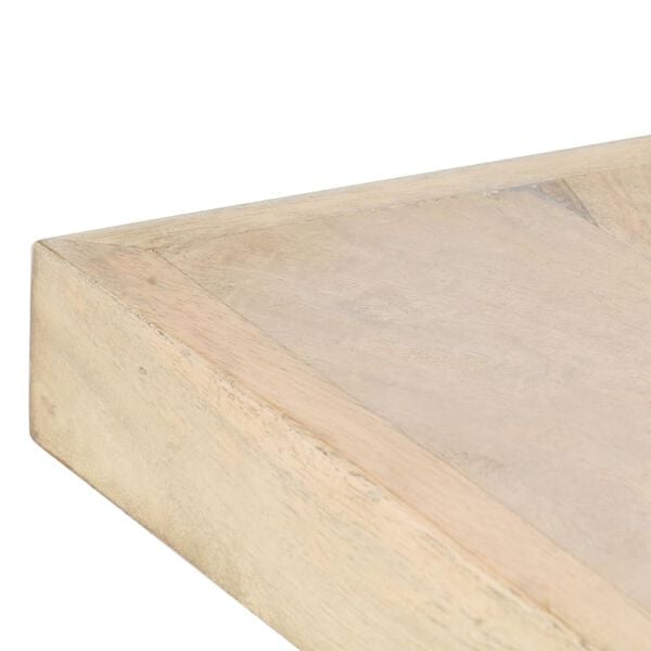 vidaXL Blagovaonski stol od izbijeljenog drva manga 180 x 90 x 76 cm