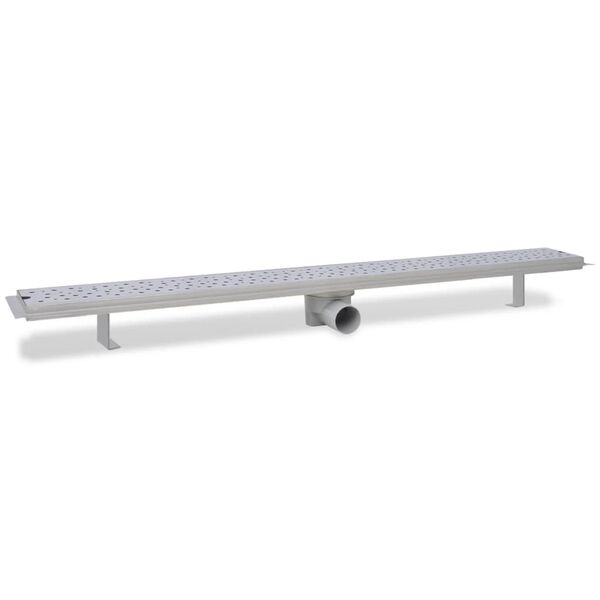 vidaXL Linearni odvod za tu&scaron; s mjehurićima 1030x140mm nehrđajući čelik