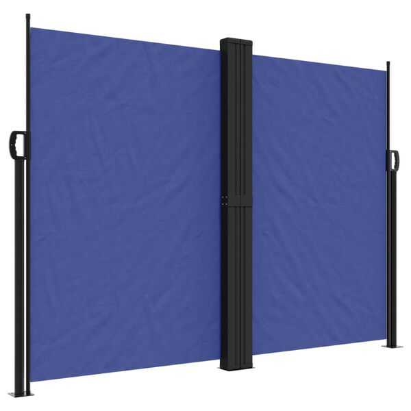 vidaXL Bočna tenda na uvlačenje plava 180x600 cm