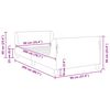 vidaXL Krevet za djecu s uzglavljem Krema 90 x 200 cm Vuna