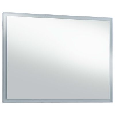 vidaXL Kupaonsko LED zidno ogledalo 100 x 60 cm