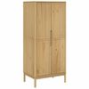 vidaXL Ormar FLORO vo&scaron;tano smeđi 77 x 53 x 171 cm od masivne borovine
