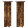 vidaXL Stalak za biljke 2 pcs Dimljeni hrast &Oslash;40 x 100 cm