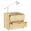 vidaXL Noćni ormarići 2 kom 40 x 30,5 x 35,5 cm od masivne jelovine