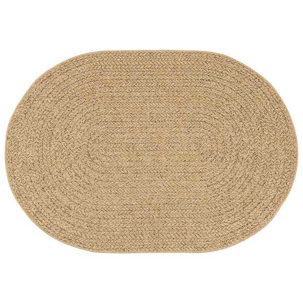 vidaXL Tepih ZIZUR Smeđa 170 x 120 cm Polipropilen