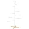 vidaXL Metalna božićna jelka KUOPIO 125 cm Čelik Bijela