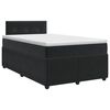 vidaXL Boxspring krevet s madracem Crna 120 x 190 cm Bar&scaron;un
