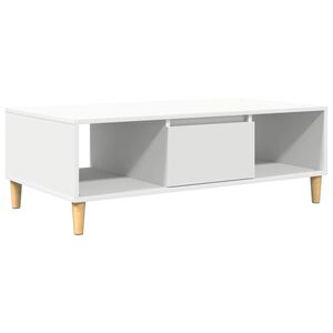 vidaXL Kava Stol Bijelo 102 x 55 x 35 cm Konstruirano drvo