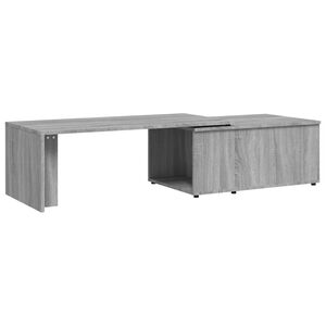 vidaXL Stolić za kavu boja sivog hrasta 150x50x35 cm konstruirano drvo