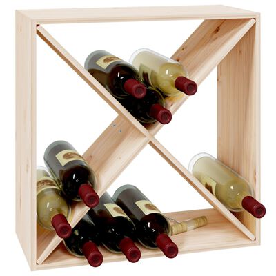 vidaXL Ormarić za vino 62 x 25x 62 cm od masivne borovine