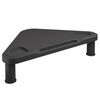 vidaXL Kutni stalak za monitor crni 49 x 28 x 10,5 cm